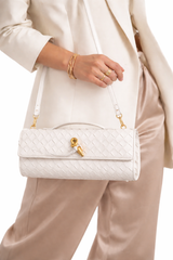 Dolci Firme Long Weave Clutch