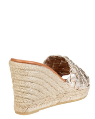 Bianca Buccheri Seville Gold Wedges
