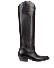 Bianca Buccheri Texan Black Knee High Boot