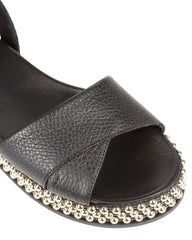 Bianca Buccheri Tropea Black Sandals
