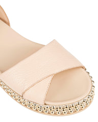 Bianca Buccheri Tropea Nude Sandals