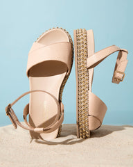 Bianca Buccheri Tropea Nude Sandals