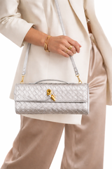 Dolci Firme Long Weave Clutch