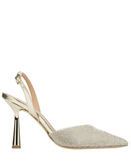 Bianca Buccheri Byna Platinum Gold Sling Back