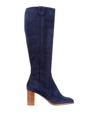 Bianca Buccheri Eleonora Navy Suede Boots