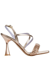 Bianca Buccheri Elisabetta Rose Gold Sandals