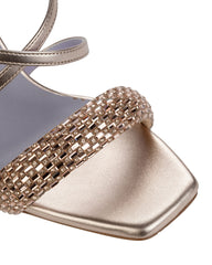 Bianca Buccheri Elisabetta Rose Gold Sandals