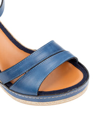 By Bianca Mallorca Wedge Navy