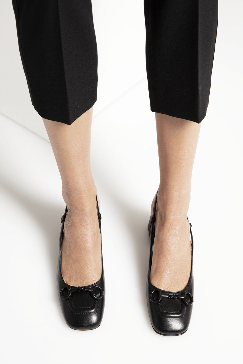 Bianca Buccheri Widley Black Sling Back