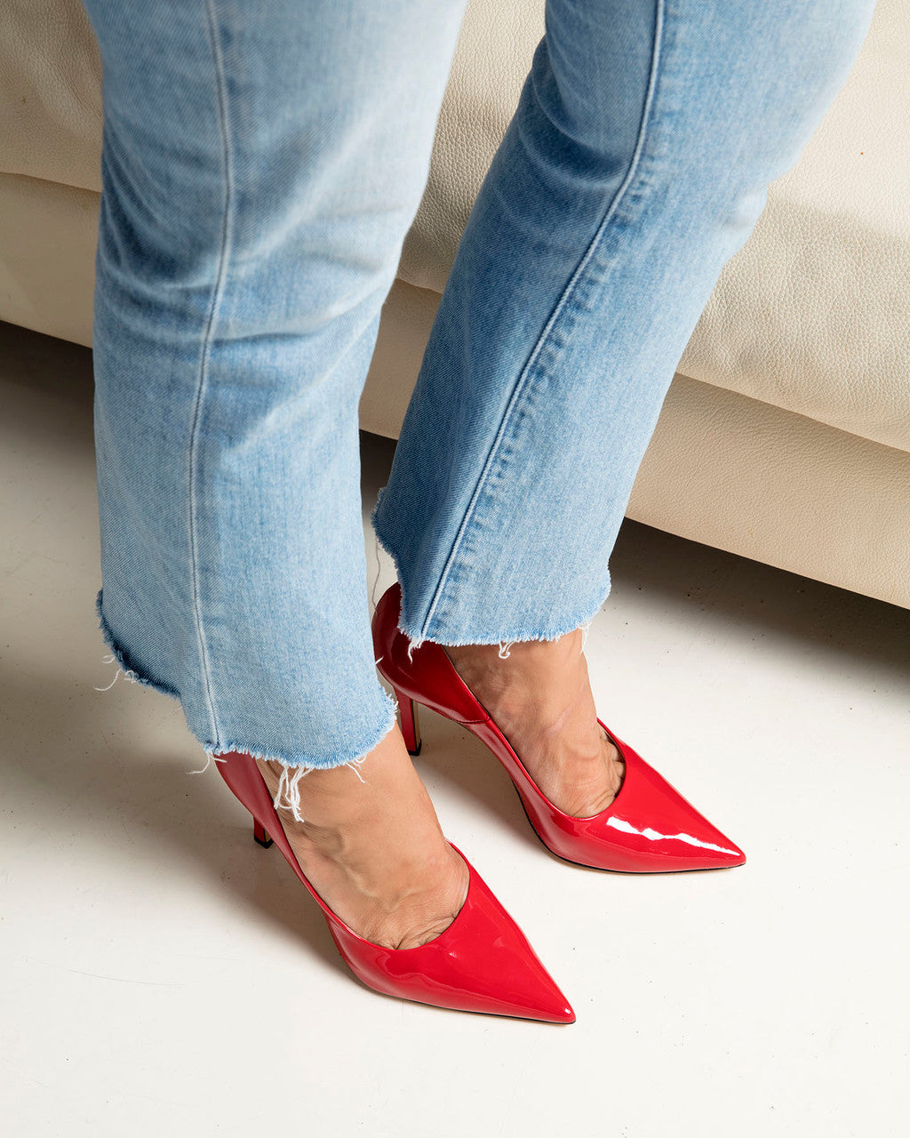 Bianca Buccheri Rosabelle Pump Red