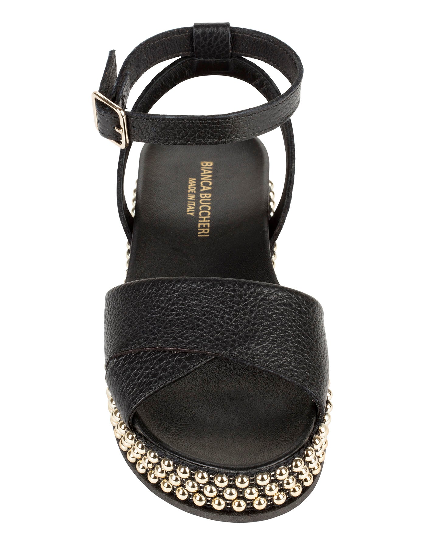 Bianca Buccheri Tropea Black Sandals