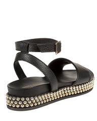 Bianca Buccheri Tropea Black Sandals