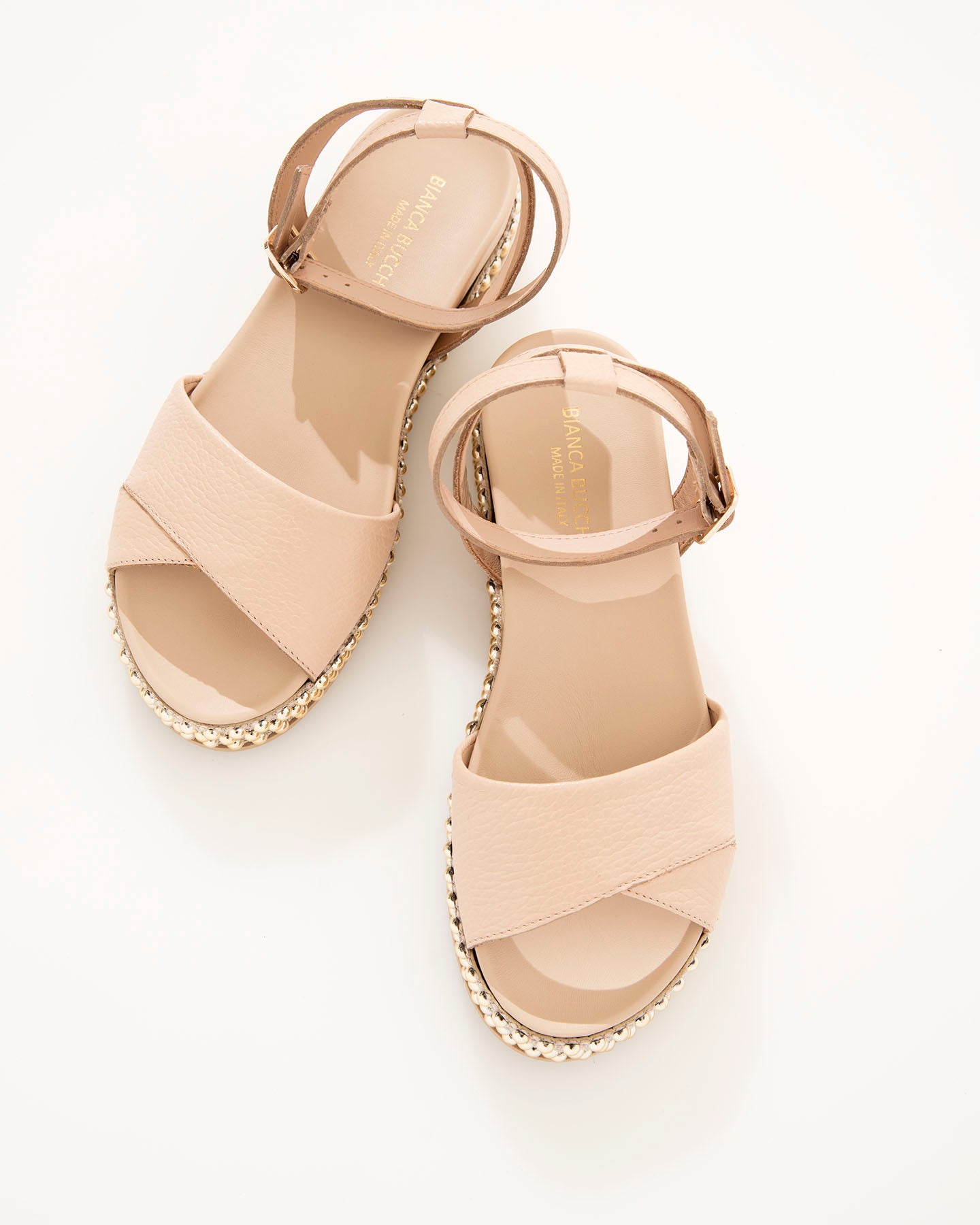 Bianca Buccheri Tropea Nude Sandals