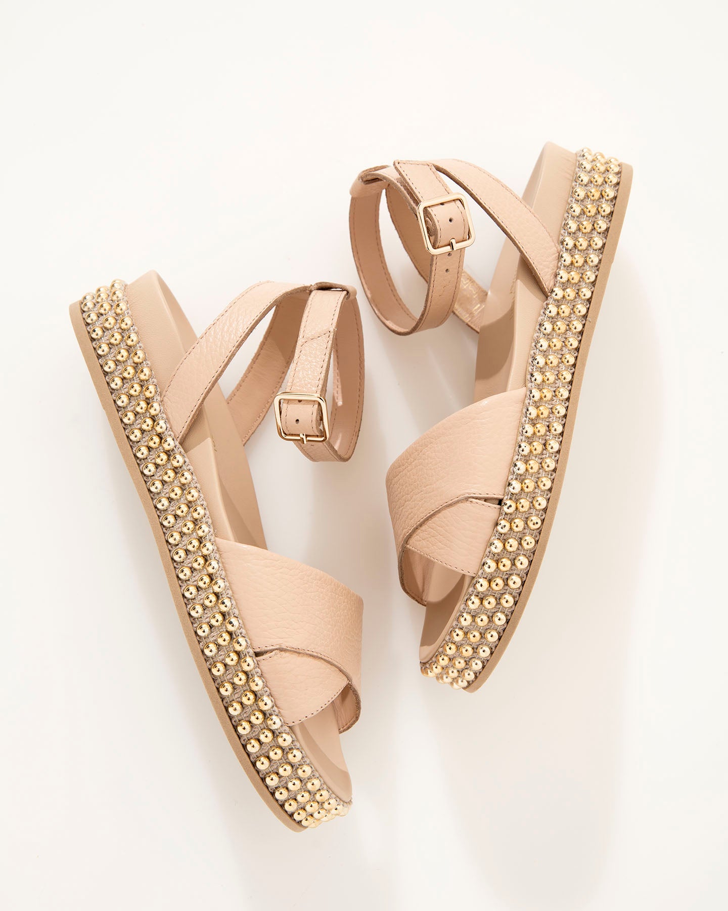 Bianca Buccheri Tropea Nude Sandals
