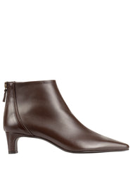 brown leather ankle boot 