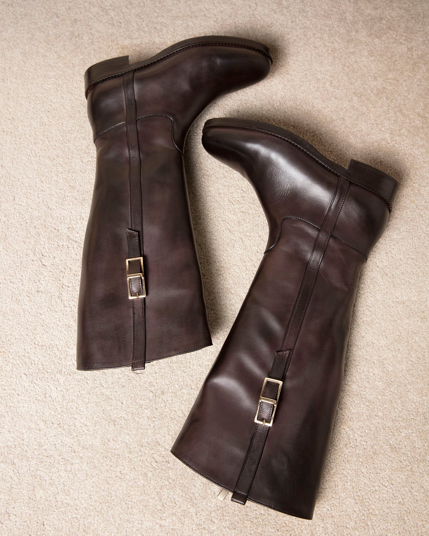 Bianca Buccheri Nante Choc Knee High Boot | Made in Italy