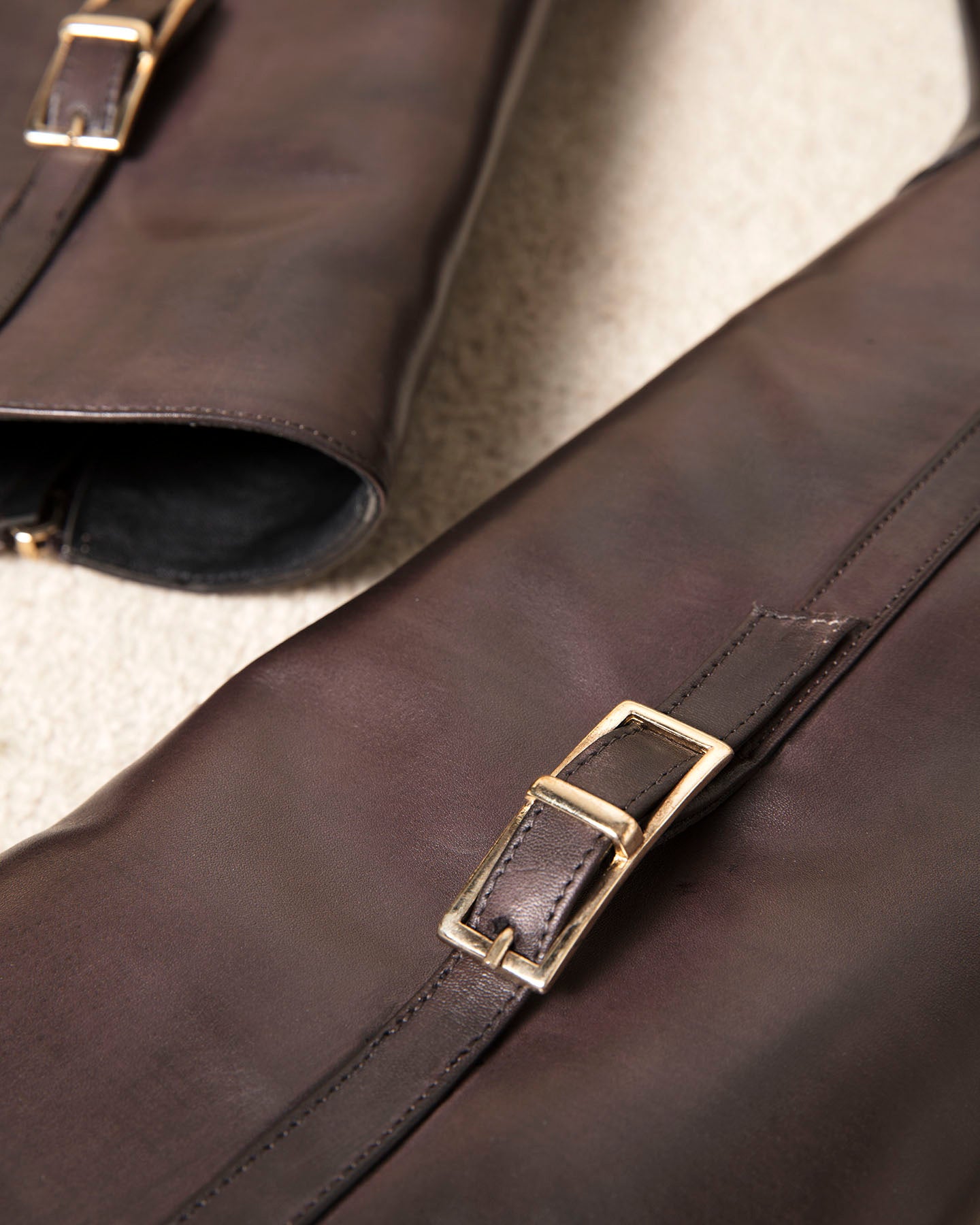 Bianca Buccheri Nante Choc Knee High Boot | Made in Italy