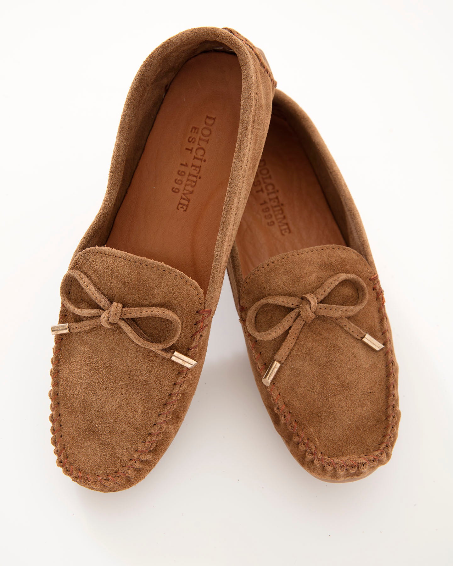 Dolci Firme Alpha Cigar Suede Driving Loafer
