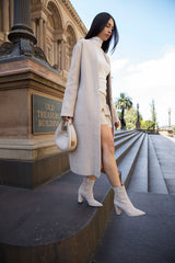 Bianca Buccheri Natala Cream Ankle Boot