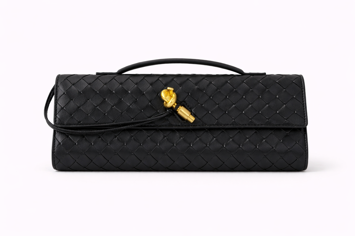 Dolci Firme Long Weave Clutch