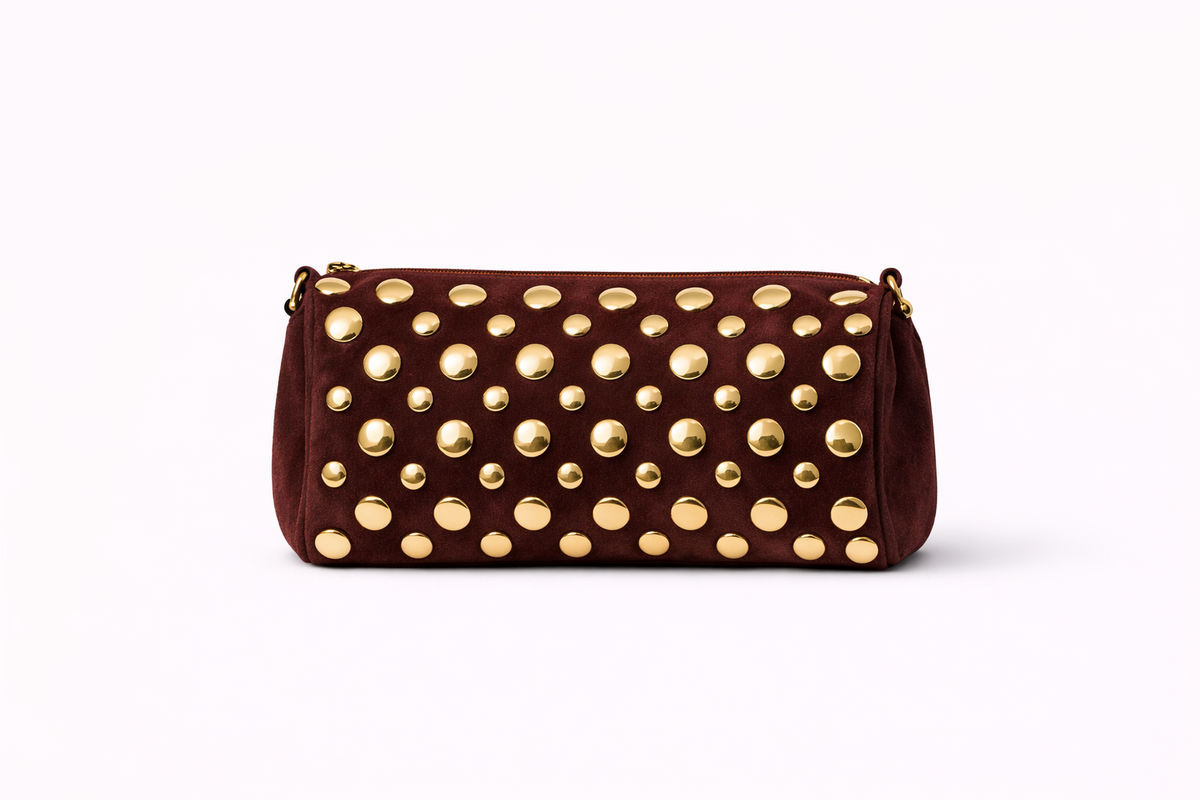 Dolci Firme Studded Shoulder Bag