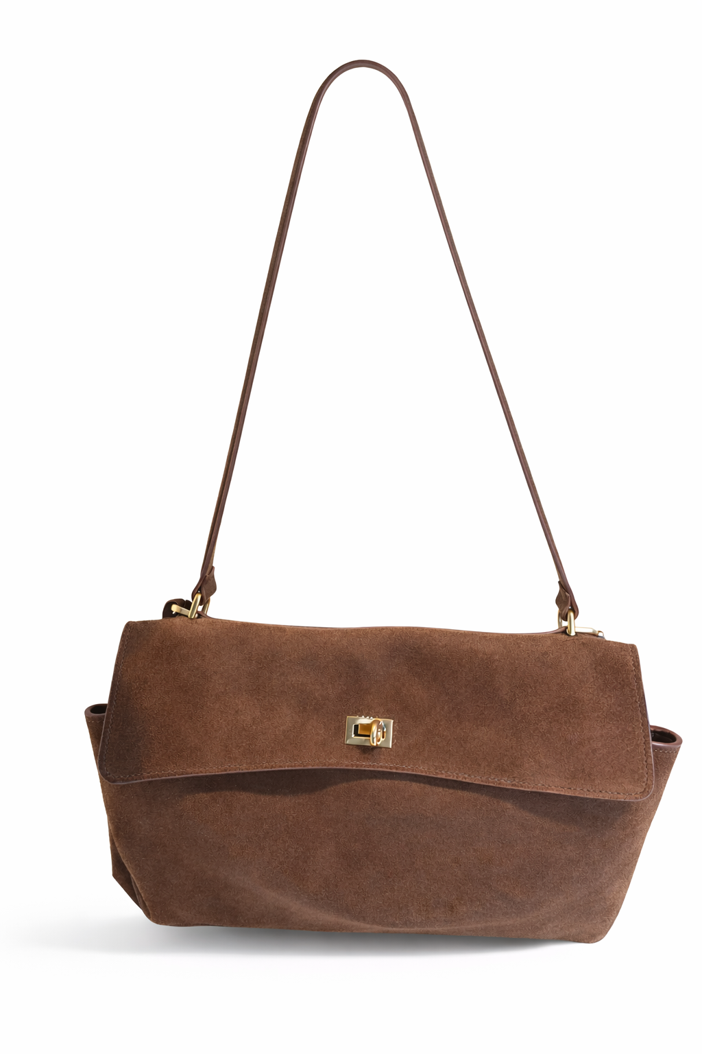 Dolci Firme brown suede tote bag
