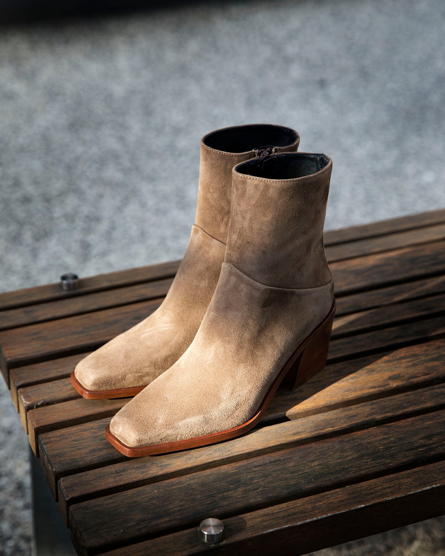 Bianca Buccheri Manel Taupe Ankle Boot