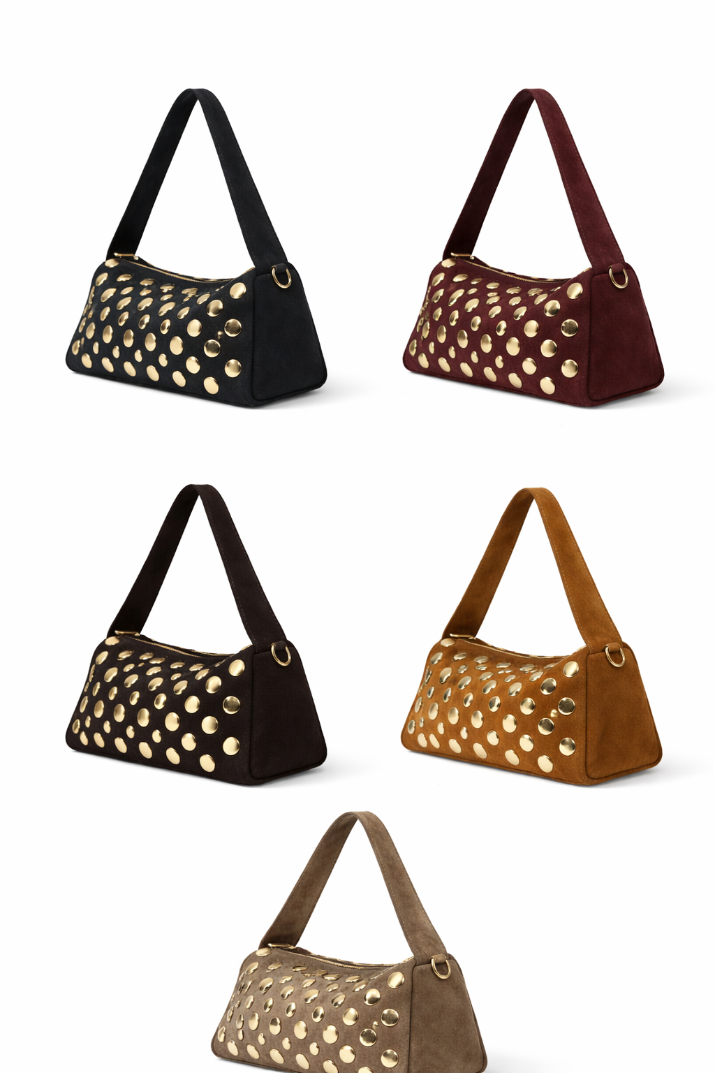Dolci Firme Studded Shoulder Bag
