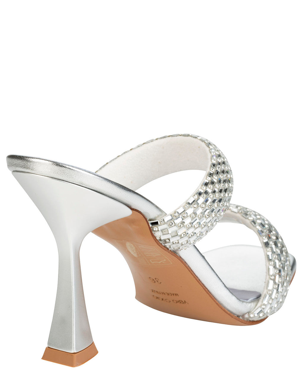 Bianca Buccheri Fiorella Silver Sandals
