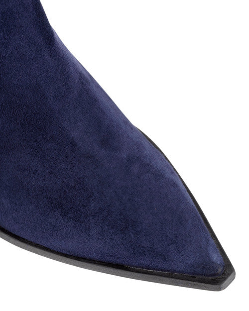 Bianca Buccheri Vita Navy Suede Boots