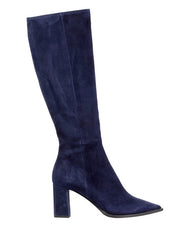 Bianca Buccheri Vita Navy Suede Boots